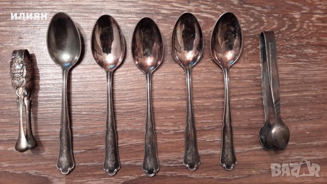 Малки лъжички, вилици щипки за лед, чирпак , снимка 3 - Прибори за хранене, готвене и сервиране - 35663672