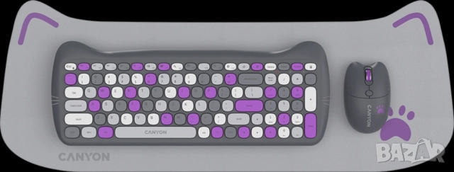 Canyon KITTY Edition. Wireless Combo HSET-W6 клавиатура