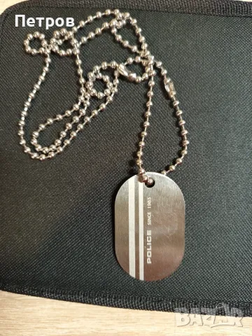Синджир,с гривна и медальон"Police"