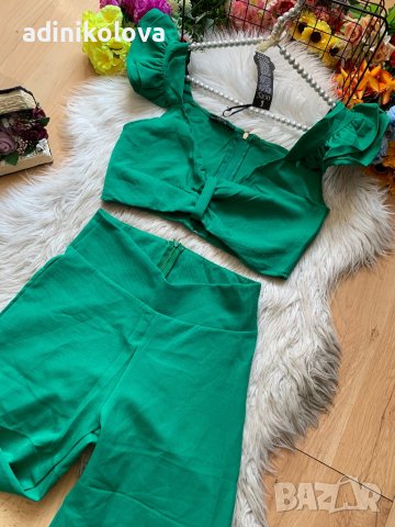 Нов зелен комплект, снимка 2 - Костюми - 41964672