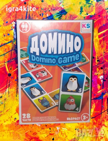 Детска игра Домино с животни / всички играчки / дървени играчки и конструктори, снимка 3 - Игри и пъзели - 39420564