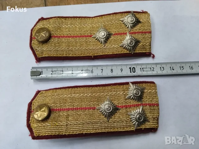 Стари офицерски соц.пагони Българска Народна Армия, снимка 5 - Антикварни и старинни предмети - 55792027