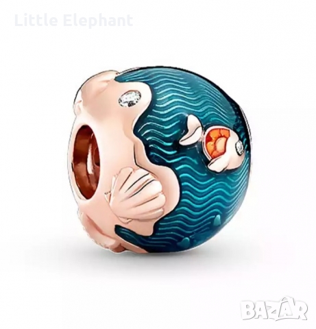 -50%-Елемент"Подводно царство",Rose Gold/нов, снимка 1