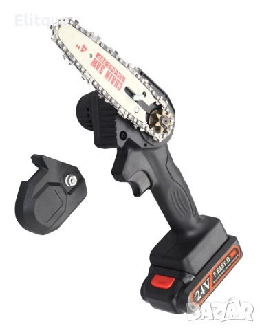 15см - Ръчен електрически верижен трион от закалена стомана с Две батерии !, снимка 10 - Друга електроника - 52606624