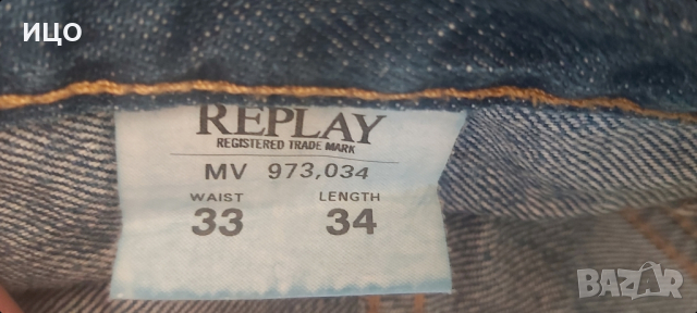Мъжки къси дънки REPLAY, снимка 5 - Дънки - 44822825
