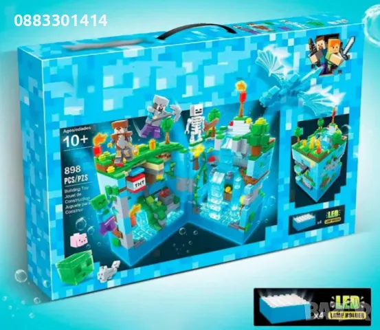 Конструктор Майнкрафт Minecraft 503 части , снимка 4 - Конструктори - 50217935