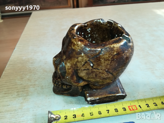 ЧЕРЕП ПЕПЕЛНИК 1503241603, снимка 10 - Антикварни и старинни предмети - 44779542