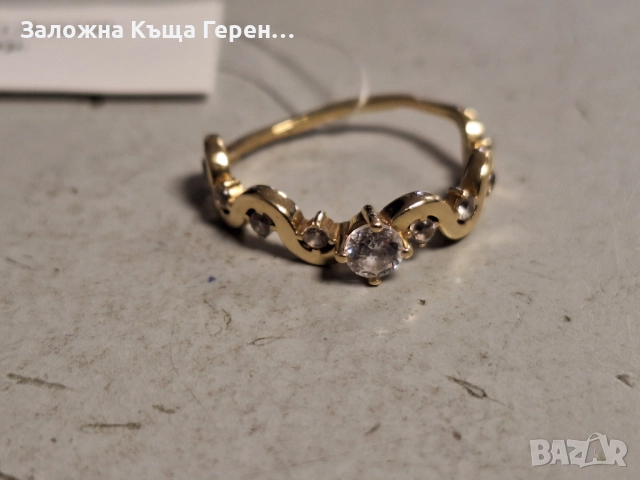 Златен пръстен 1,9гр 14к., снимка 3 - Пръстени - 52440210