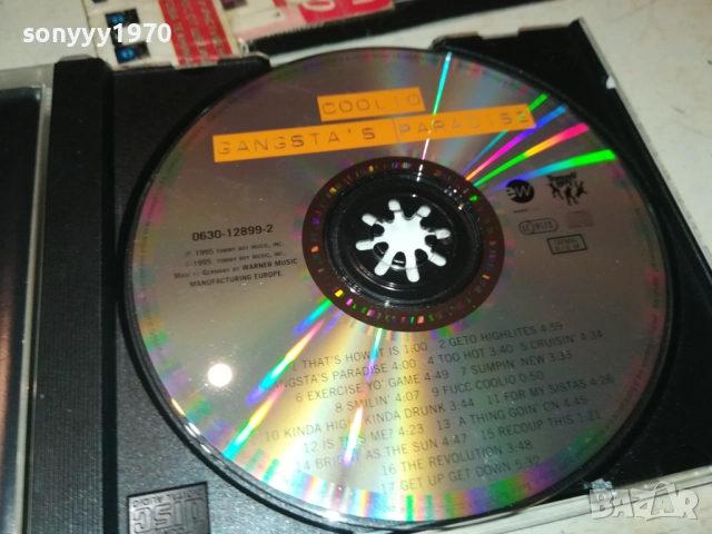 COOLIO CD 3110251852, снимка 3 - CD дискове - 52249477