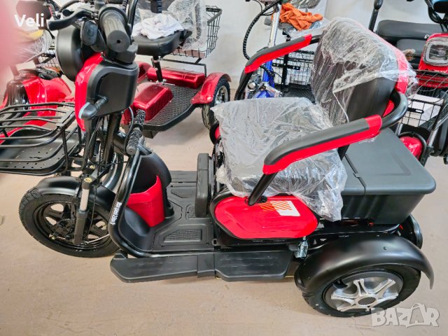 Електрическа триколка - 2000w/25ah/60v, снимка 2 - Мотоциклети и мототехника - 42005646