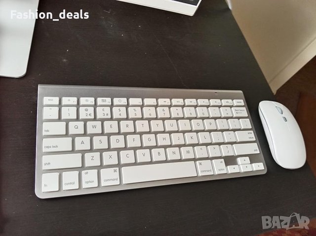Нова Безжична клавиатура и мишка USB донгъл Съвместими с iMac MacBook, снимка 9 - Аксесоари за Apple - 41896061