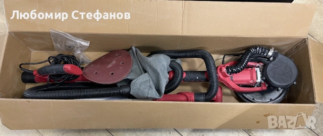 Шлайфмашина за стени и тавани Raider RD-DS06, 750 W, 225 мм, с торба за прах , снимка 4 - Други инструменти - 53657076