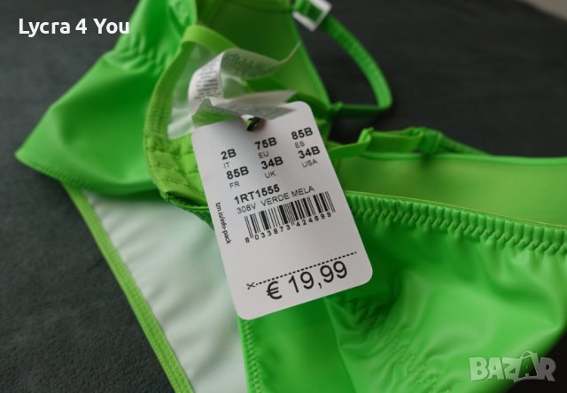 75В нов къс корсет/бюстие в неонов зелен цвят с кожен ефект, снимка 11 - Корсети, бюстиета, топове - 42082307