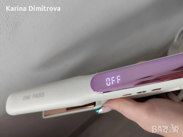 Професионална йонна преса за коса, снимка 3 - Преси за коса - 53355215