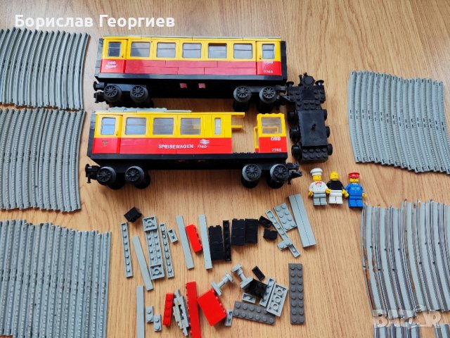 Лего части за комплект 7740 заедно с много релси 1980 г lego, снимка 4 - Конструктори - 42490076