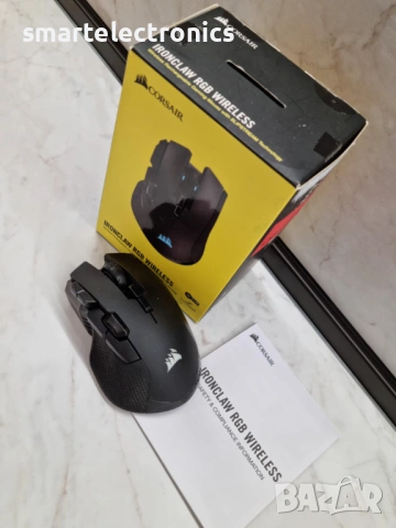 🖱️Corsair Ironclaw RGB Wireless🖱️, снимка 3 - Клавиатури и мишки - 53134891