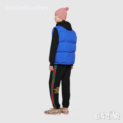 GUCCI x THE NORTH FACE Black Web Logo Print Мъжко Долнище Анцуг size XL (L), снимка 6 - Спортни дрехи, екипи - 35938184