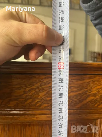 Масивен антик Скрин / Витрина / Шкаф, снимка 11 - Секции и витрини - 50005727