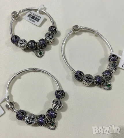 гривни PANDORA::най-високо качество едно към едно сребро pandora 925 , снимка 14 - Гривни - 51041965