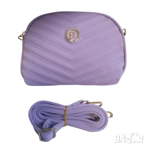 Елегантна дамска чанта с дълга презрамка, снимка 5 - Чанти - 52138224