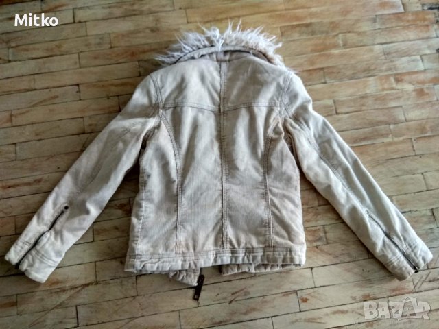 Джинсово яке с пухкава яка, снимка 10 - Якета - 39315440