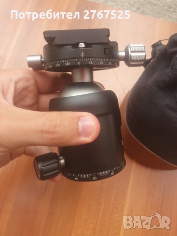 Leofoto NB-46 професионална глава за статив с пластина за бързо освобождаване NP-60, снимка 4 - Чанти, стативи, аксесоари - 42042927