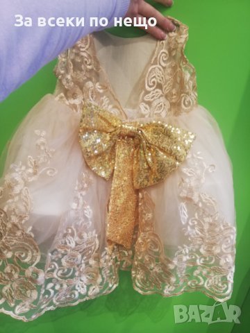 Уникално прекрасна рокля за бебе момиче , снимка 3 - Бебешки рокли - 41484267