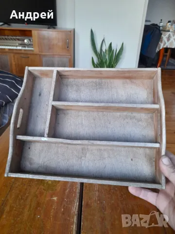 Сандъче за кухненски прибори #2, снимка 2 - Антикварни и старинни предмети - 49098404