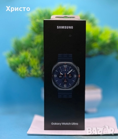 НОВ!!! Смарт часовник Samsung Galaxy Watch Ultra (2025), 47mm, LTE, Titanium Blue