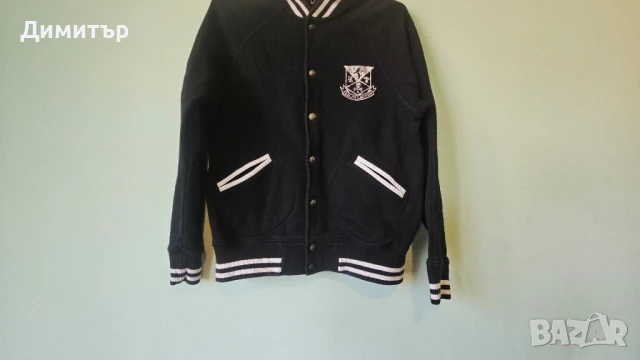 Ralph Lauren Polo Яке Jacket Varsity M New York Rap Baseball Hip-Hop, снимка 3 - Якета - 51165009