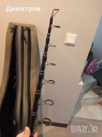 Телескоп 3.90 м сърф кастинг fl magic макари fl xt 14000, снимка 7 - Въдици - 53638697