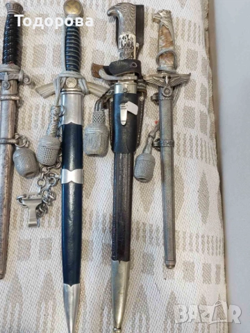 WW2-лот от немски парадни кортици, втора световна война,ятаган, сабя,нож ,кинжал,кортик, снимка 6 - Антикварни и старинни предмети - 52124803