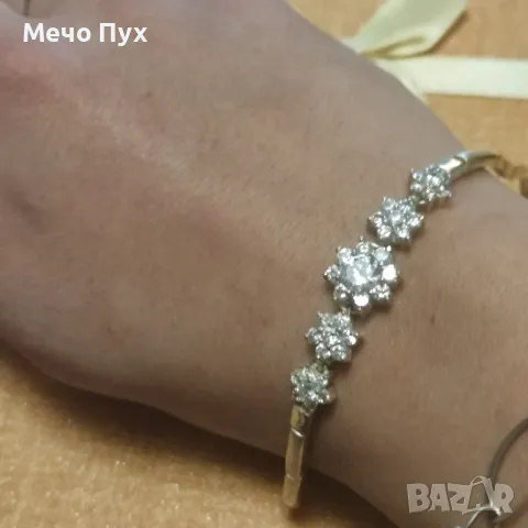 Сребърна гривна (318), снимка 3 - Гривни - 49935705