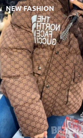 Дамско Зимно Яке ✨The North Face Gucci , снимка 4 - Якета - 52022943