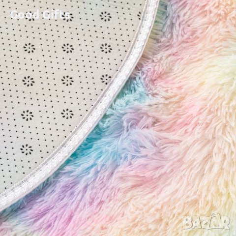 Детски мек кръгъл килим , Дъга , снимка 3 - Други - 39209955