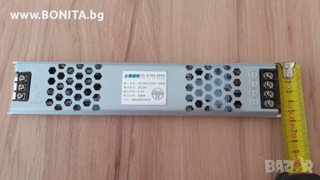 Захранване за LED 24 V с вградена защита от късо съединение. Ново с 2 г. гаранция, снимка 12 - Лед осветление - 41665369