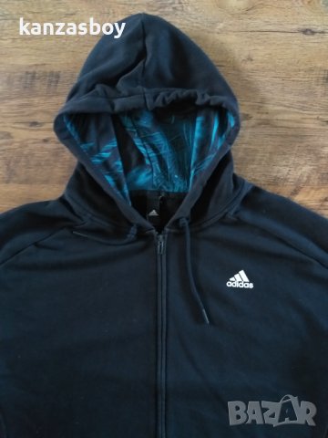 adidas Men’s Tech Full Zip Fleece Hoodie - страхотно мъжко горнище , снимка 2 - Спортни дрехи, екипи - 42262772
