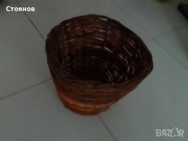 стар плетен кош 