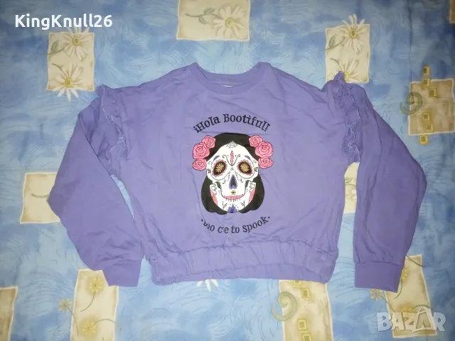 Блуза с дълъг ръкав Момиче скелет