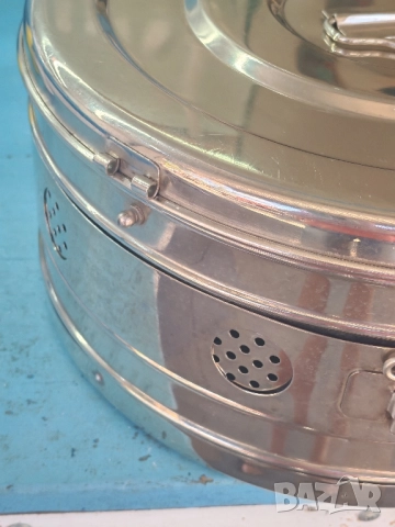Медицински барабан за стерилизация ЗЕМА 320 мм. , снимка 4 - Лаборатория - 51721795