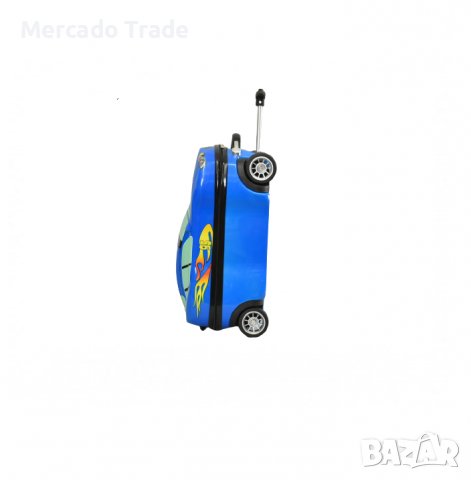 Комплект Mercado Trade, Куфар и раница, За деца, Кола, Син, снимка 4 - Кенгура и ранички - 40183176