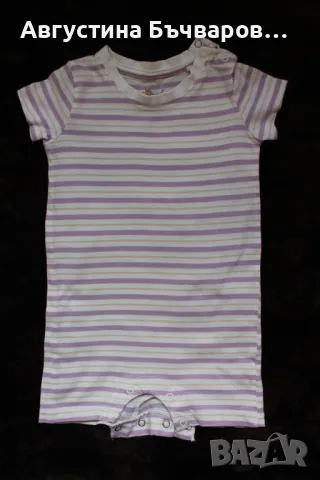 Комплект от 2бр. летни пижамки Kuniboo, размер 74-80, снимка 2 - Бебешки пижами - 50133191