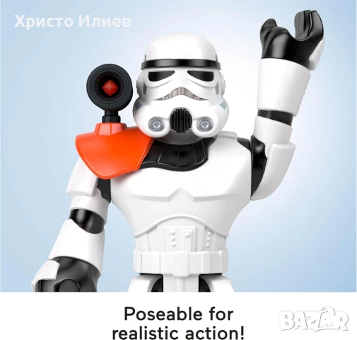 Star Wars Стормтрупър голяма фигура Междузвездни войни 41см, снимка 4 - Фигурки - 50624316