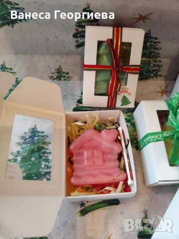 Коледни медени сапуни , снимка 3 - Коледни подаръци - 48413636