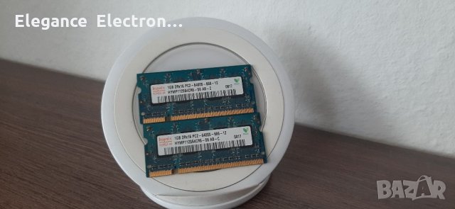 2БР.RAM HYNIX 1GB 2RX16 PC2-6400S-666-12 , снимка 1 - RAM памет - 33832191