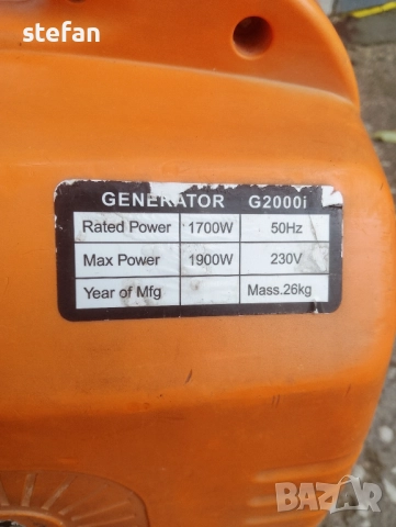 Генератор инверторен , снимка 2 - Генератори - 51986515