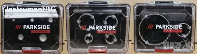 Комплекти диамантени боркорони Parkside / Парксайд / - 3 модела 
