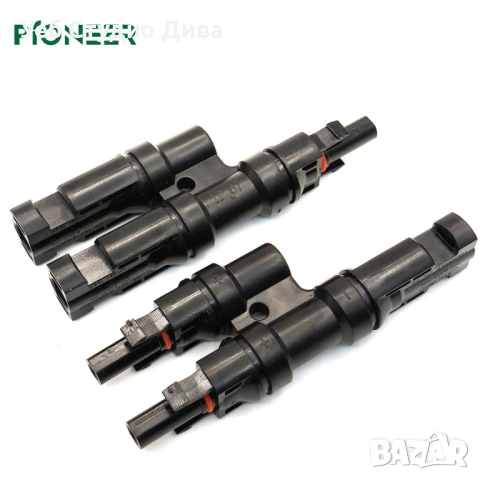 Комплект PV соларен конектор Т2, T3, T4 съвместим Mc4, 1-2, 1-3, 1-4