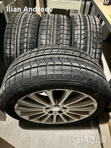 Оригинални джанти за Мерцедес BBS 18" + чисто нови зимни гуми, W213, W205, C257 , снимка 2 - Гуми и джанти - 53021929