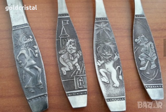 Руски комплект  прибори за хранене, снимка 3 - Антикварни и старинни предмети - 24069798